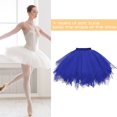 thumbnail image 4 of Falda De Baile Falda de soporte de nube sin hueso Traje de falda hinchada de hilo de 3 capas para fiesta de carnaval Sywqhk Para Estrenar, 4 of 6