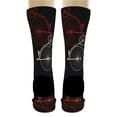 thumbnail image 5 of ThisWear Fun Biker Gifts Novelty Bike Socks Biking Socks Bike Accessories 2-Pairs Novelty Crew Socks, 5 of 5