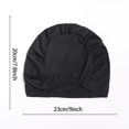 thumbnail image 2 of (Grey)Pure-Color Turban Hat for Ladies Stylish Breathable Headwear for All Season Wear, 2 of 5