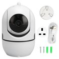 thumbnail image 1 of Cámara de seguridad para el hogar 1080P HD Detección de movimiento Cámaras WiFi de visión nocturna infrarroja para el hogar Oficina Interior 100-240V Enchufe del Reino Unido, 1 of 5