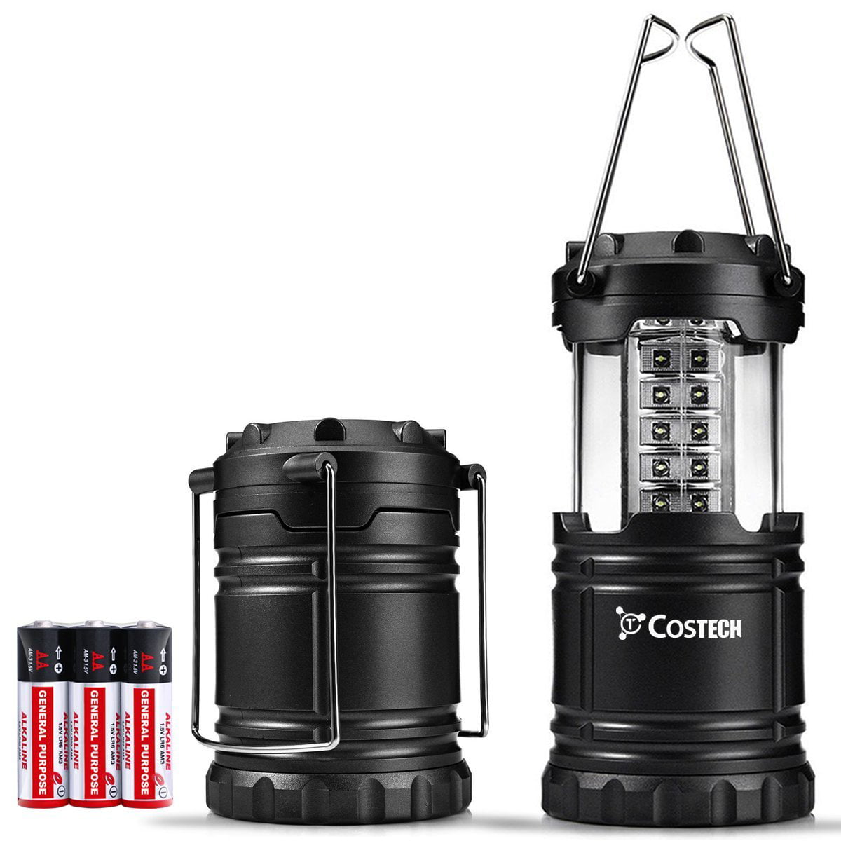 30 LED Portable Camping Torch Hiking Lantern Super Bright Hanging Outdoor Lamp 
