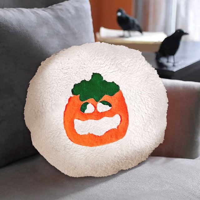 Hbdhejl Halloween Cookie Pillow Pumpkin Pillow Sofa Decorative Pillow