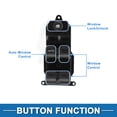 thumbnail image 3 of Interruptor de ventana eléctrica delantero izquierdo Unique Bargains para Honda CR-V 2002-2006 No.35750S9A305, 3 of 7