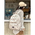 thumbnail image 3 of Bow Print School Backpack Lightweight Casual Daypack with Multi Pockets and Zipper Closure for Students Travel Daily Use, 3 of 5