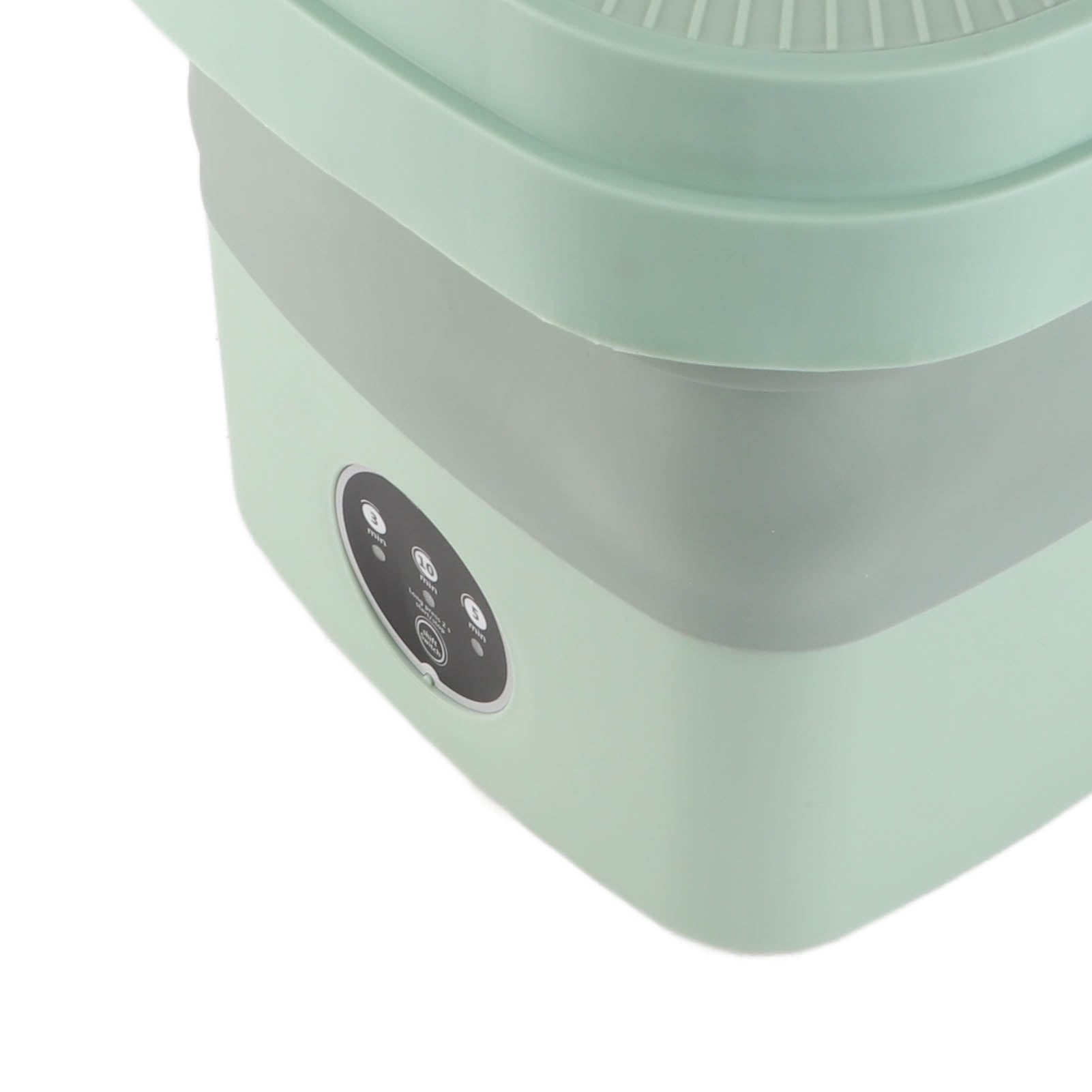 Suodoka 6.5L Green Portable Washing Machine, Foldable Mini Clothes Washer with Spin Dry, Automatic Small Laundry Machine for Home and Travel, 11.4 inches