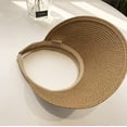 thumbnail image 4 of YooGuoGuo Women's Summer Straw Visors Wide Brim Roll-up Straw Sun Hat Sun Visors, 4 of 6