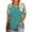 Lake Blue, variant on Rosvigor Plus Size T Shirts for Women Color Block Tops Loose Tee Short Sleeve Blouses