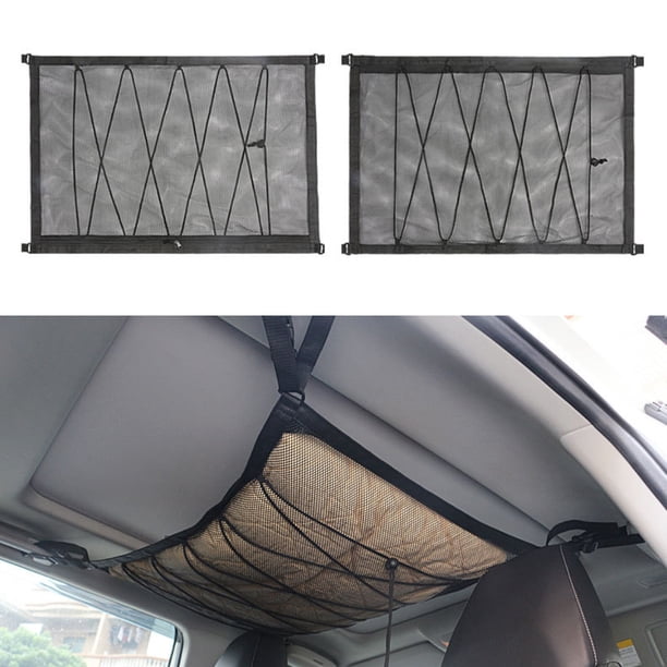 Red De Carga Para Techo De Coche, Organizador De Techo Con Cremallera Doble, Bolsa De Almacenamiento De Artículos Diversos Para Techo De Coche Para Exteriores Speravity HA039606-02