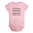 thumbnail image 2 of iDzn Littlest Hunting Partner Funny Rompers For Babies, Newborn Baby Unisex Bodysuits, Infant Jumpsuits, Toddler 0-24 Months Kids One-Piece Oufits, 2 of 5