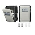 thumbnail image 1 of Metal Password Key Box Wall Mounted 4 Digits Password Storage Box Waterproof Anti ,Easy to Install, 1 of 8