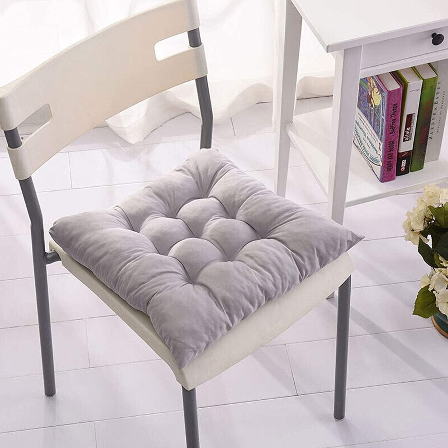 Chair Pads Seat Cushion with Ties, Outdoor Indoor Soft Thicken Comfy