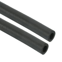 Uxcell 5mm ID x 8mm OD x 1m Long Pipe Insulation Foam Tube, 2pcs Pipe Cover Wrap Roll EPDM Tubing, Black