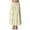 Yellow, variant on Women's Solid Color Midi Skirt, High Waist A-Line Casual Skirt, Versatile Basic Skirt for Office, Daily Wear and Spring Outfits,Army Green,L