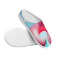 thumbnail image 3 of Xecao Tropical Flamingo Pool Float Print Cotton Slippers Fuzzy Warm Cozy Slippers Non Slip House Slippers For Indoor Outdoor Cotton Slippers House Slippers-35/36, 3 of 7