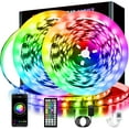thumbnail image 1 of 65.6ft LED Lights Room Decor, KIKO 20m Led Lights Strip for Bedroom Decoration Smart Color Changing Rope Lights SMD 5050, 1 of 2