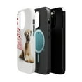 thumbnail image 2 of DistinctInk MagSafe Tough Case for Apple iPhone 15 Pro Max (6.7" Screen) - Valentine's Day Soft Coated Wheaten Terrier - Shockproof Protection, 2 of 6