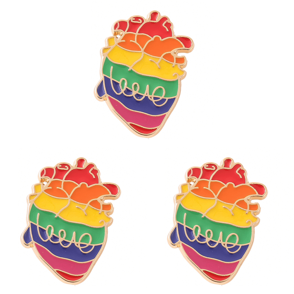 HOWAF 16 Broche Drapeau Arc en Ciel Pins LGBT Badge Broche Gay Pride Flag Accessoires pour Vêtements Revers Sac à Dos Décorations, M, Matériau de Fer-Blanc HOWAF 16 Broche Drapeau Arc en Ciel Pins LGBT Badge Broche Gay Pride Flag Accessoires pour Vêtements Revers Sac à Dos Décorations, M, Matériau de Fer-Blanc