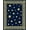 Blue, Pattern 3, variant on ODIKA 2x3 Machine Washable Non-Slip Area Rug, Festive Holiday Latch Hook Crafting Kit With Crochet Yarn High Traffic Rug, Black, 644759