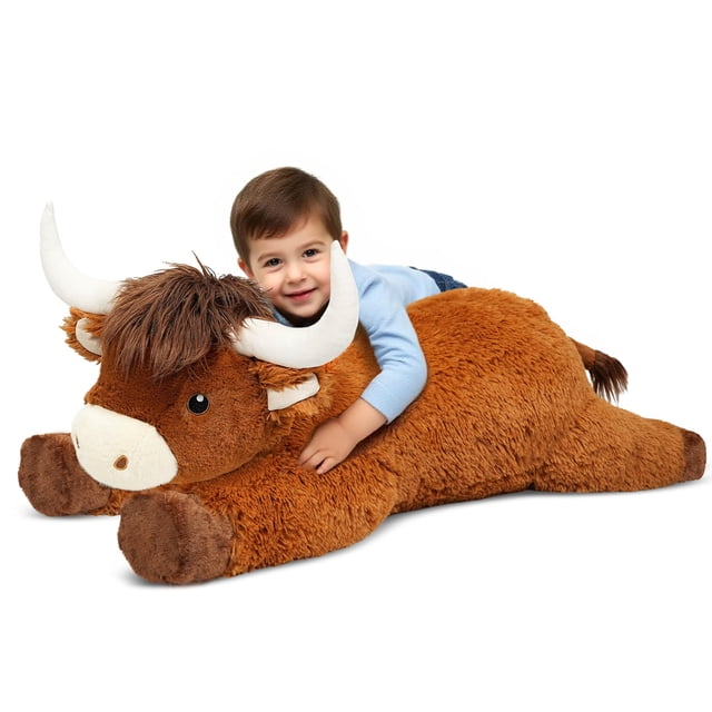Peluche Gigante Vaca Highland Ksidzas 99 cm