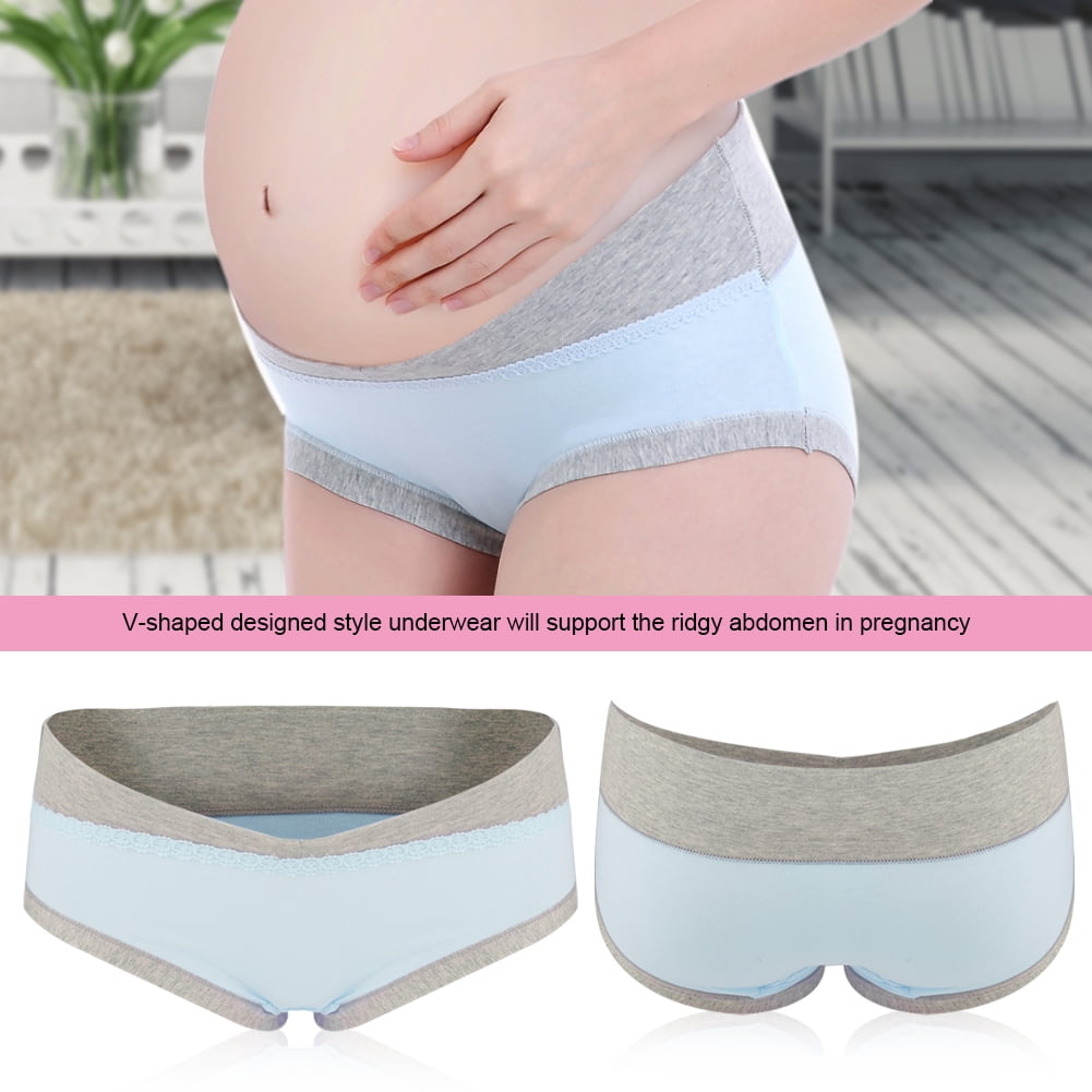 Soft Breathable Cotton Pregnancy Maternity Underwear Low Waist Women