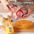 thumbnail image 3 of 2.95×1.97 Inch Egg Cracking Tool, Egg Shell Opener Handheld Raw Egg Peeler Cracker Tool Efficient Multifunctional Eggshell Separator Egg Breaker Cutter for Cooking Camping Kitchen Gadgets Supplies, 3 of 10