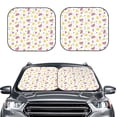 thumbnail image 2 of Daiia Watermelon And Lemon 2PCS Car Windshield Sun Shade, Foldable Sun Shield for Car Front Window, Auto Sun Blocker Visor Protector Universal for Truck SUV Pickup-Large, 2 of 7