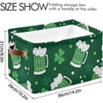 thumbnail image 3 of Coolnut St Storage Bins Foldable Canvas Fabric Storage Basket with Handles for Organizing, Large Storage Baskets for Shelves Closet Decor Gifts, 3 of 7