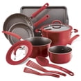 thumbnail image 1 of Juego de utensilios de cocina Rachael Ray 14753, 11 piezas, antiadherentes, rojo, 1 of 8