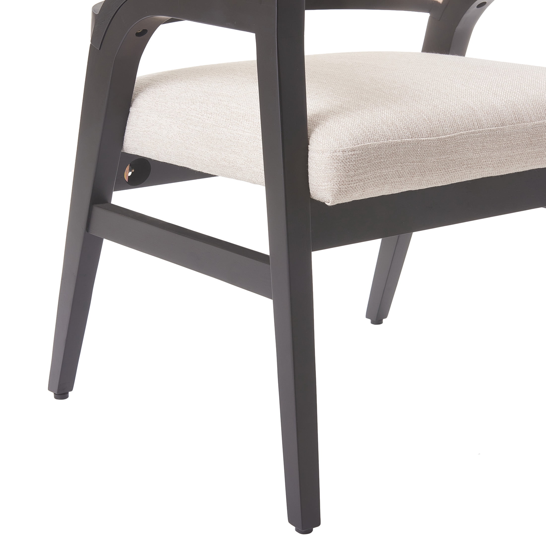 Christopher Knight Home Modern Dining Arm Chairs with Cane Back, Wood Frame, Black, Set of 6