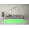 thumbnail image 3 of Ahgly Company Indoor Square Oriental Emerald Green Industrial Area Rugs, 7' Square, 3 of 4