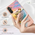 thumbnail image 3 of Nalacover Slim Case for Samsung Galaxy A35, Fish Scale Marble Pattern Phone Case for Women Girls Compatible with MagSafe, TPU Shockproof Scratch Resistant Protection Cover, Never Stop, 3 of 5