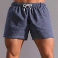 thumbnail image 2 of Hurxie Men's Pajama Shorts, Soft Woven Pajama Shorts for Men Plaid Pj Bottoms Multicolor,S, 2 of 5