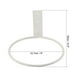 thumbnail image 2 of Soporte de pared en anillo Uxcell para macetas, blanco, paquete de 3, 5 pulgadas, 2 of 4