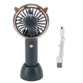 thumbnail image 2 of Cat Ears Handheld Fan Small Windproof Pocket Desktop Usb Personal Fans, 2 of 8