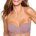 thumbnail image 2 of Brasier Ilusion para Dama, Strapless Liso Lila Talla 34B, 2 of 4