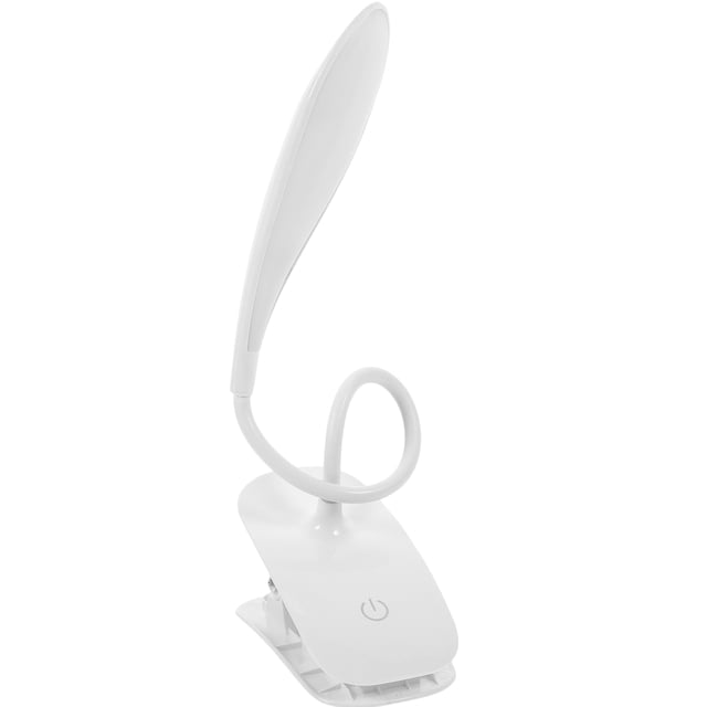 Hytrove Cordless Desk Lamp Rechargeable Reading Light Plastic White 1Set for Office