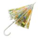 thumbnail image 2 of Paraguas transparente con diseño de flores, ligero, compacto, portátil, con dosel tipo cúpula, resistente al viento, ideal para fotos de niñas, niños, 2 of 8