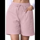 thumbnail image 3 of Pantalones Cortos Casuales Omen con Cordón Ajustable, Cintura Elástica Cómoda, Pantalones Cortos de Verano con Bolsillos, Rosa M, 3 of 9