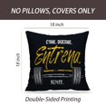 thumbnail image 2 of LALILO Throw Pillow Covers Eat Sleep Train Repeat Spanish Gym Cushion Cover 18" x 18", 2630 Pack, 2 of 6
