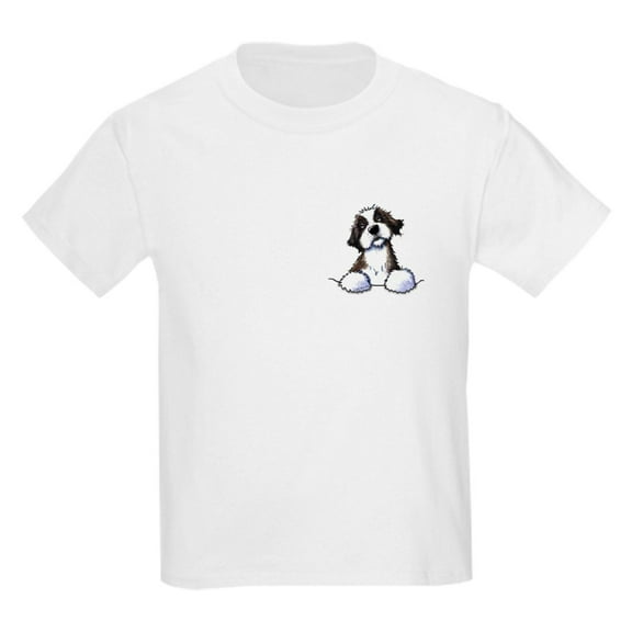 CafePress - Pocket St. Bernard II Kids Light T Shirt - Light Classic Kids Graphic, Short Sleeve T-Shirt, Sizes XS-XL