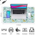 thumbnail image 5 of Long Mouse Pads for Desk,LightBlue Cartoon Dinosaurs Cacti Desk Mats on Top Of Desks, Desk Mouse Pad Extra Large with 3mm Non-Slip Base and Stitched Edge for Gaming,Work,Home 31.5"x15.7", 5 of 5