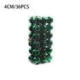 thumbnail image 4 of Adorno navideño Matsuzay 36 piezas de 4cm para hogar oficina árbol colgante color verde, 4 of 6