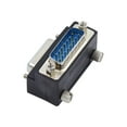 thumbnail image 6 of JSER DSUB RS232 D-subminiature 15pin Male Nut to Female Screw Extension Adapter DB Connector Down 90 Degree Angled, 6 of 7