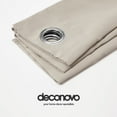 thumbnail image 2 of Deconovo Blackout Curtains Solid Ring Top Room Darkening Window Curtains for Bedroom 42x54 inch Light Beige Set of 2, 2 of 6