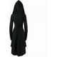 thumbnail image 4 of Vestido gótico de mujer, ropa medieval, disfraz de Halloween, vestido renacentista con capucha para Halloween, carnaval, 4 of 5