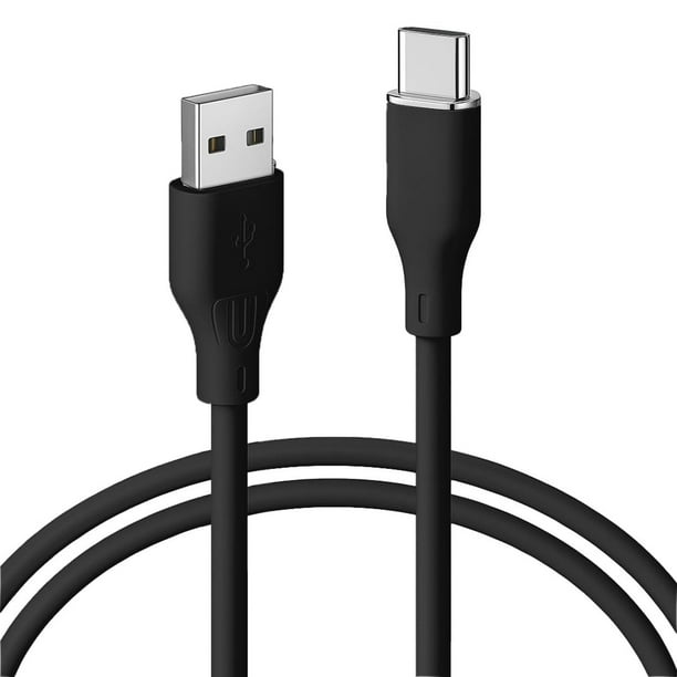 Cable USB Tipo A a C MUBITECH Negro Carga Rápida Compatible con Dispositivos Tipo C