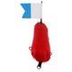 thumbnail image 1 of Boya flotante de buceo inflable Cola bandera de buceo para buceo libre pesca snorkel de seguridad, 1 of 8