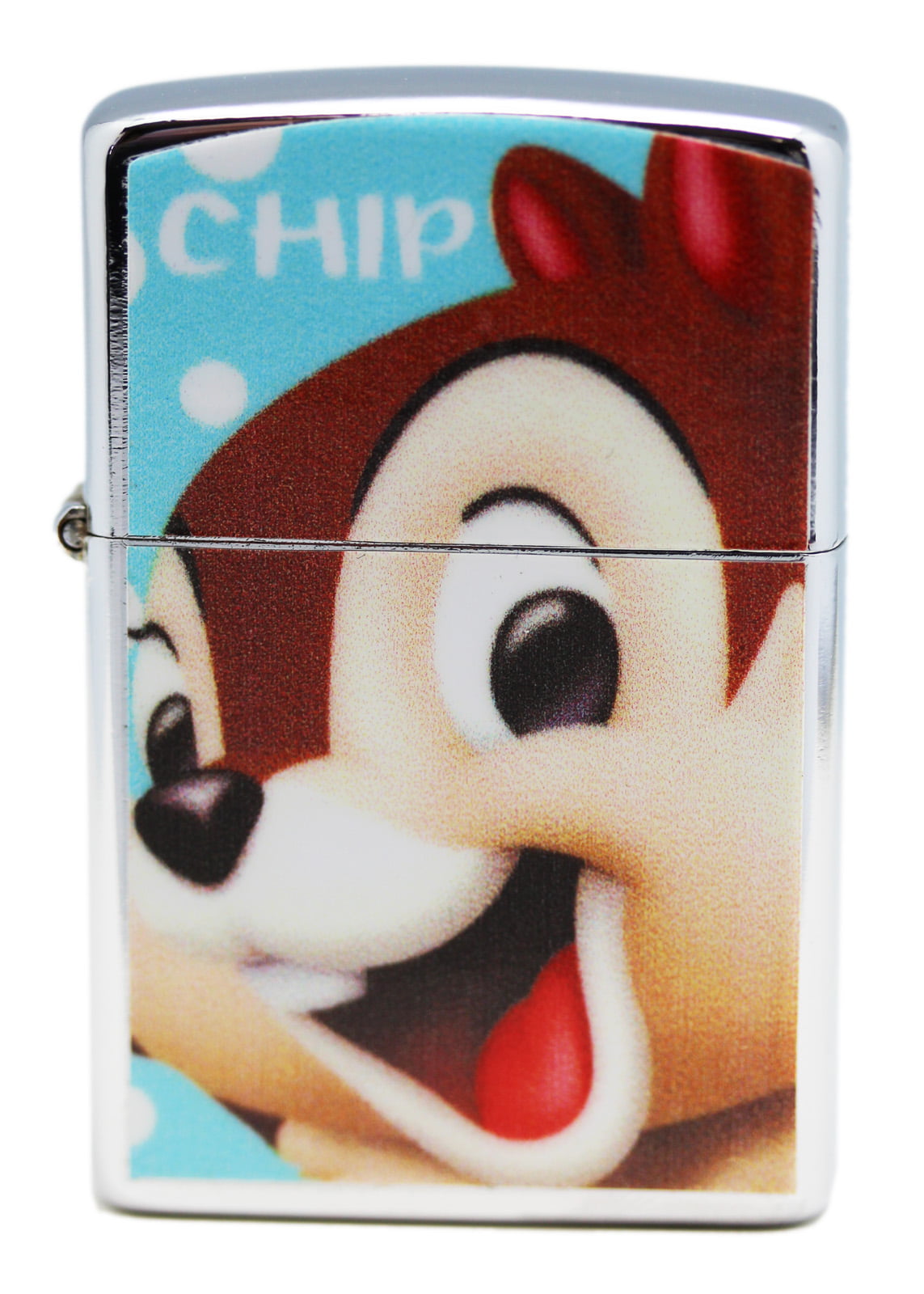 Disney Chip And' Dale Stainless Steel Flip Wick Lighter -
