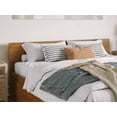 thumbnail image 6 of AFI Orlando King Wood Platform Bed with Footboard and Twin XL Trundle, Light Toffee, 6 of 15