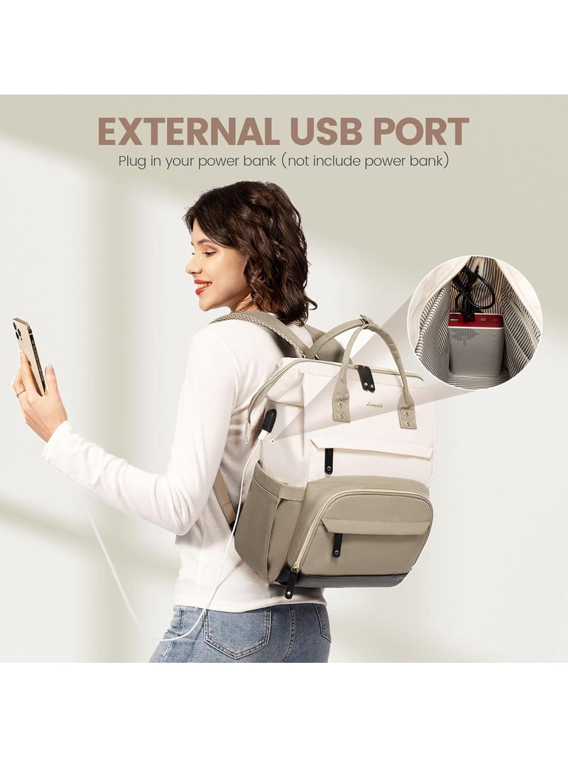 Laptop Backpack for Women, 15.6 Inch Work Business Backpacks Purse Amazon.com: LOVEVOOK Laptop Backpack for Women, 15.6 Inch  main image 4